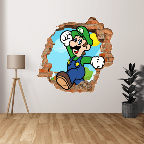 Adesivo Buraco Luigi - CEMPORCEMTOFIXO
