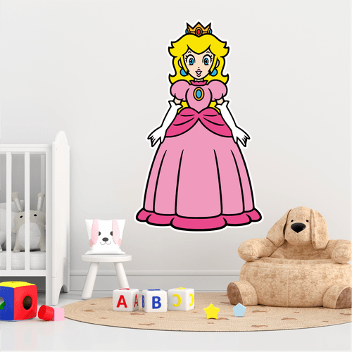 Adesivo Princesa Peach - CEMPORCEMTOFIXO