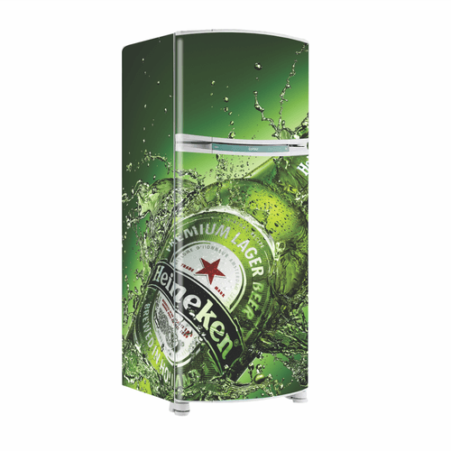 Envelopamento Geladeira Heineken 02 - CEMPORCEMTOFIXO