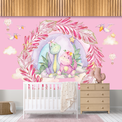 Papel de Parede Infantil Dino Encantado - CEMPORCEMTOFIXO