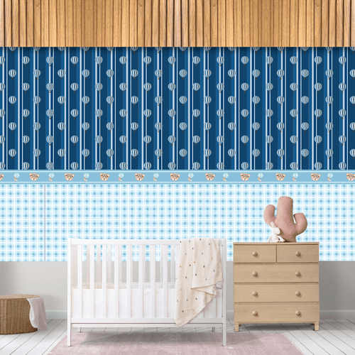 Papel de Parede Infantil Sonho Flutuante - CEMPORCEMTOFIXO