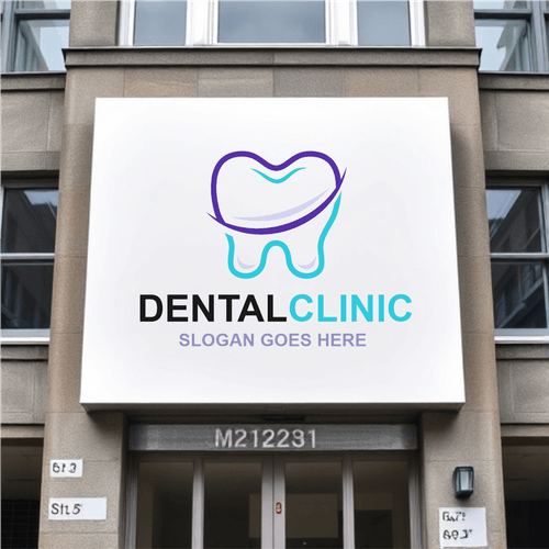 Placa fachada Consultorio Dentista ACM - CEMPORCEMTOFIXO