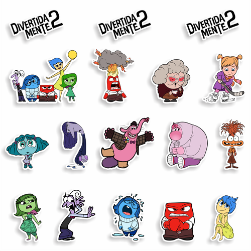 Kit Stikers Divertidamente2 - CEMPORCEMTOFIXO