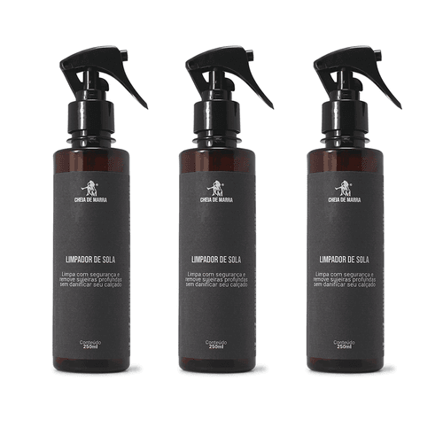 Limpador de Solados e Removedor de Sujeiras Kit 3