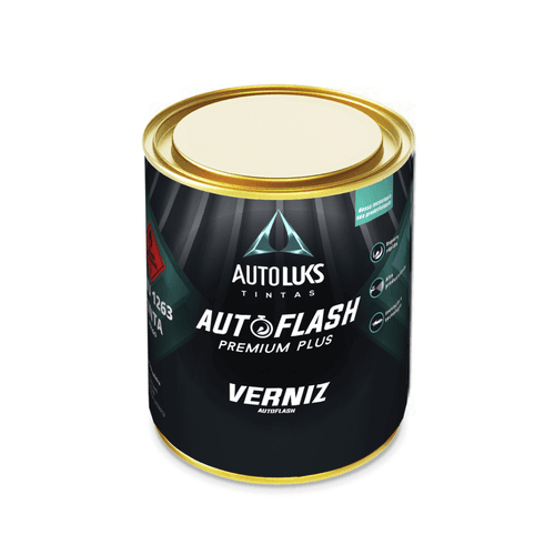 Verniz Autoflash (Altos Sólidos) 0,900L - Autoluks - CS Tintas