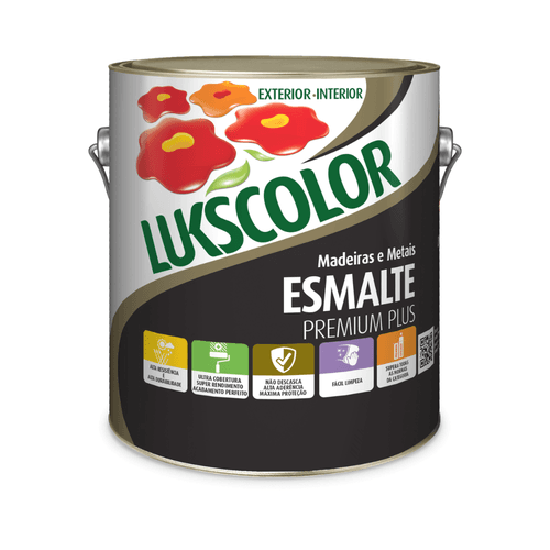 ESMALTE BRILHANTE BASE SOLVENTE [LUKSCOLOR] 3,6L - CS Tintas