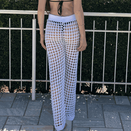 Calça tricô Branca 