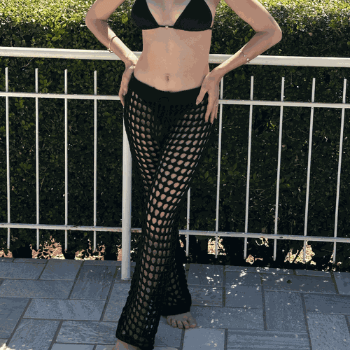 Calça Tricô Preta