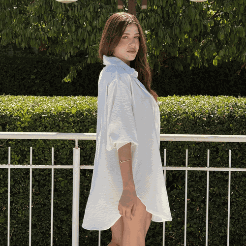 Saída Chamise Branca
