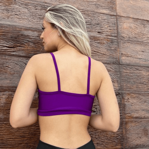 Top Alça Fina - roxo