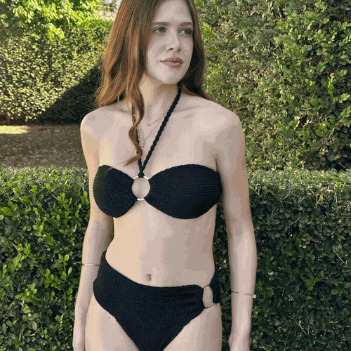 Conjunto Argola Preto