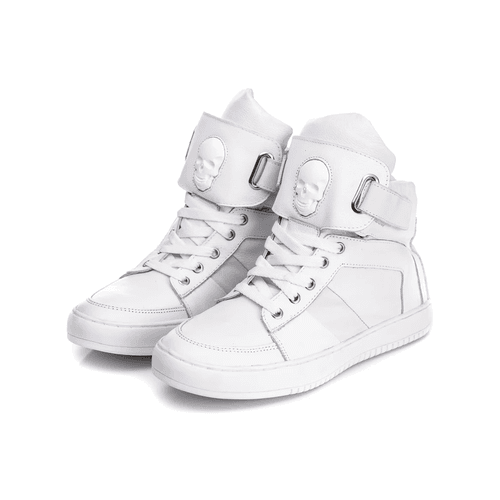 Tenis Sneaker Bawmi Cano Alto Feminino Branco com ... - ESTILODR