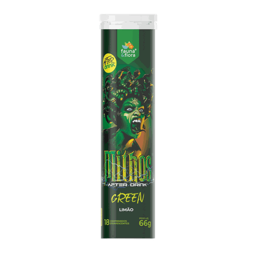 Mithos After Drink Green - Sabor Limão - Fauna e Flora l Sua Loja Online de Produtos Naturais