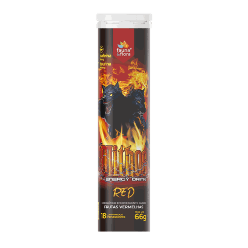 Mithos Energy Drink Red - Sabor Frutas Vermelhas - Fauna e Flora l Sua Loja Online de Produtos Naturais