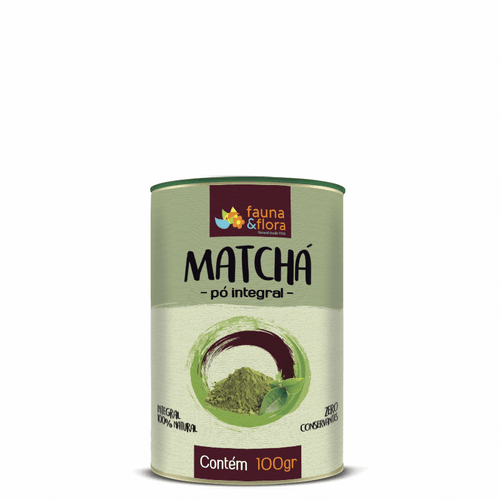 Matchá em Pó Integral 100g - Fauna e Flora l Sua Loja Online de Produtos Naturais