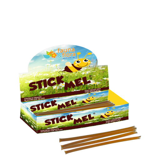 Stick Mel Display 50x10g - Fauna e Flora l Sua Loja Online de Produtos Naturais