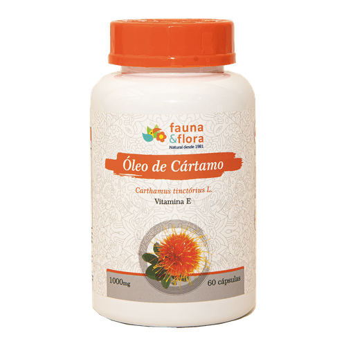 Óleo de Cártamo com Vitamina E 1000mg 60 cápsulas... - Fauna e Flora l Sua Loja Online de Produtos Naturais