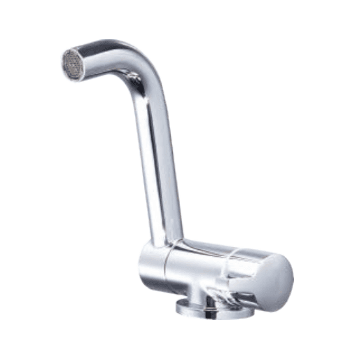 Torneira para Motorhome modelo TOP150 - S001 - dobravel quente e fria