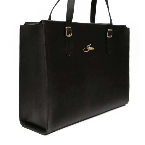 Bolsa Shopper Grande Ana Preto - Immateriale Bolsas