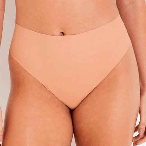CALCINHA HOT PANTS CORTE A LASER - AMENDOA - 50256... - Loik