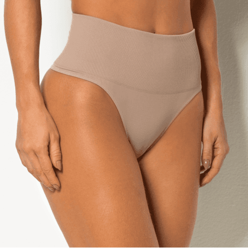 CALCINHA BASICA MODELADORA - MACADAMIA - CE02081-M... - Loik