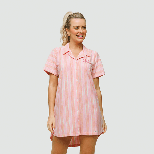 CHEMISE LISTRADA MALHA - ESTAMPADO - 1701194-ESTAM... - Loik