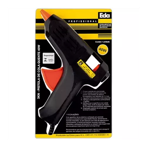 Aplicador Cola Quente Eda 40w Bivolt - 200072077 - Loja Aço-Fer