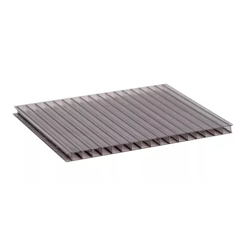 Policarbonato Alveolar Fume 2100x6000x4mm - 800719... - Loja Aço-Fer