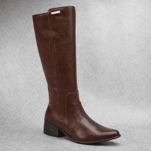 Bota Feminina Montaria Couro Legitimo - Loja Miuzzi