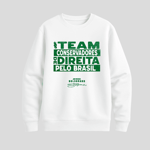Moletom Parabello Team Conservadores Branco - PARABELLO
