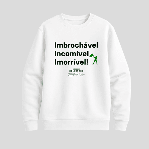 Moletom Parabello Imbrochável Incomível Imorrível ... - PARABELLO