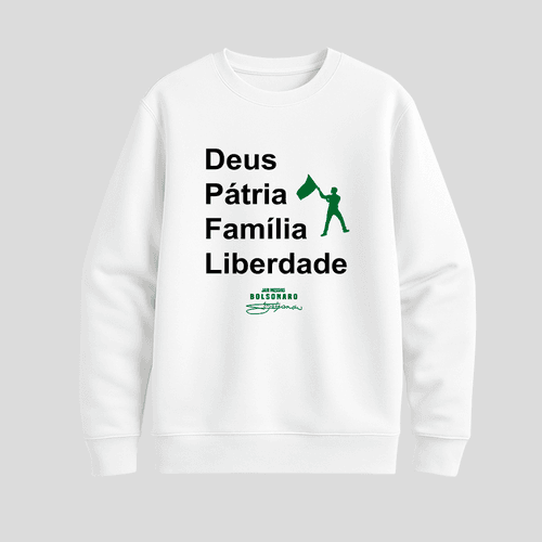 Moletom Parabello Deus Pátria Familia Liberdade Br... - PARABELLO