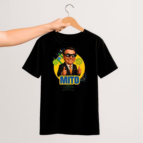 Camiseta Parabello Mito Estilizado Preta - PARABELLO