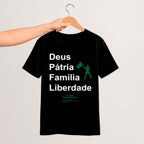 Camiseta Parabello Deus Pátria Família Liberdade P... - PARABELLO