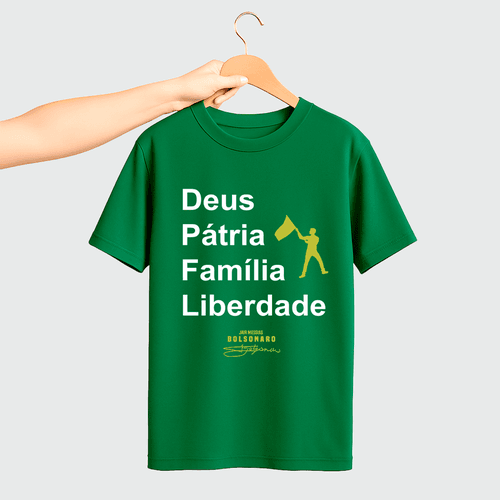 Camiseta Parabello Deus Pátria Família Liberdade V... - PARABELLO
