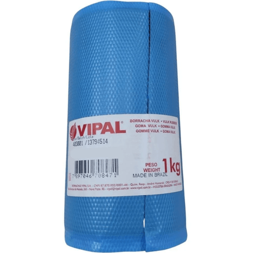 Vulcanite a Quente 160 x 1,00mm 1kg Vipal - Mabore