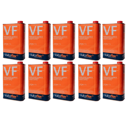 Kit 10 Removedor Químico VF 1508 Vulcaflex - Mabore