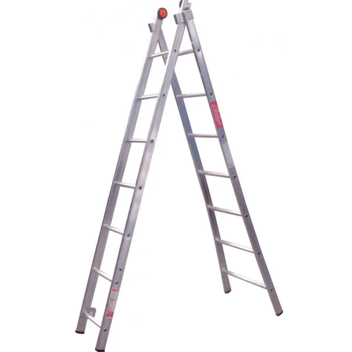 Escada Extensiva Dupla Alumínio 13 Degraus Ed-113 Alulev - Mabore