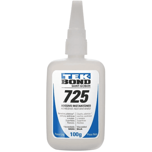 Adesivo Instantâneo 725 100g 20521002704 Tek Bond - Mabore