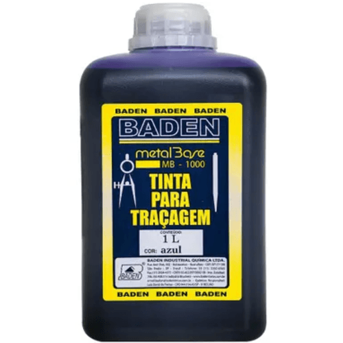 Tinta para Traçagem Azul 01l MB1000 Baden - Mabore