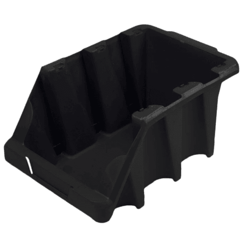 Gaveteiro Polipropileno Preto 165X210X330MM Nº 7 42005 Prest... - Mabore