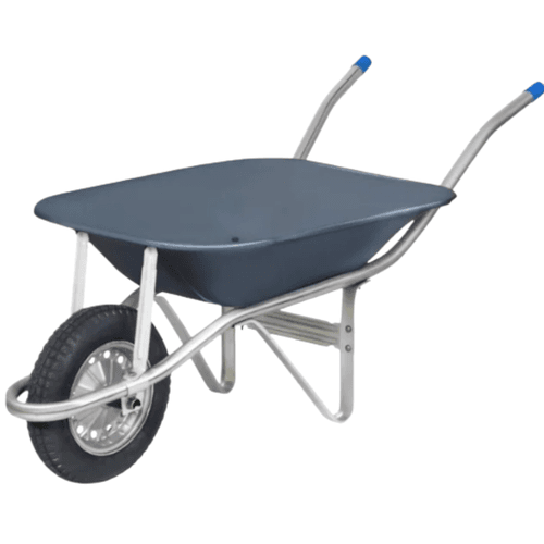 Carrinho de Mão Cinza Chapa 24 60L 000111E Metalosa - Mabore