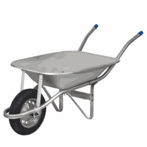 Carrinho de Mão Galvanizado Chapa 24 60L 00147 Metalosa - Mabore