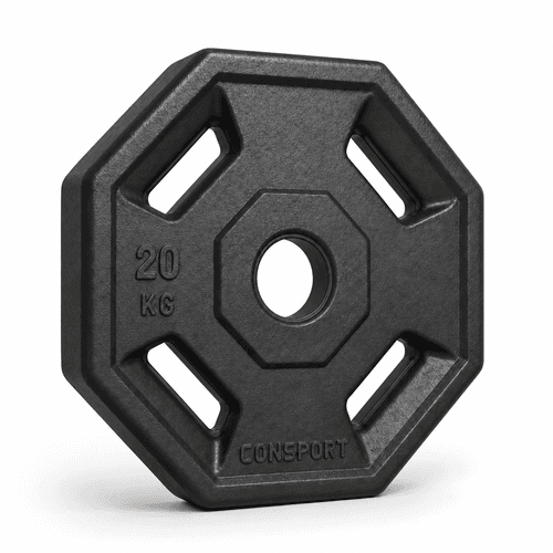 Anilha 20kg Consport Revestida em ABS Peso Academi... - NATURAL FITNESS