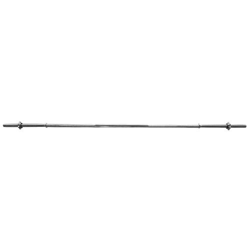 Barra de Musculação Reta Com Rosca Maciça Recartil... - Natural Fitness