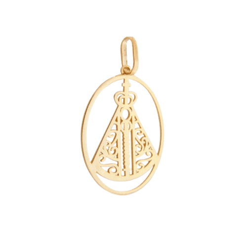 Pingente Nossa Senhora Vazado em Ouro 18k - NORTHOFF - Sonhos em Ouro 18k!