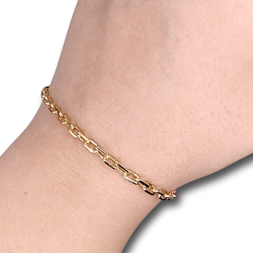 Pulseira Groumet 20cm em Ouro 18k - NORTHOFF - Sonhos em Ouro 18k!