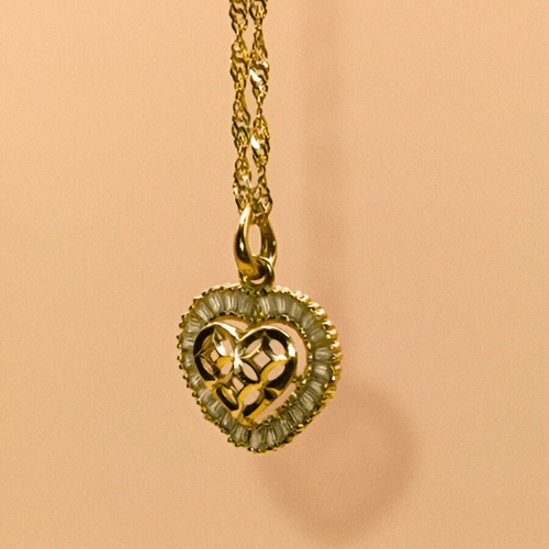 Pingente de Coração em Ouro 18k - NORTHOFF - Sonhos em Ouro 18k!
