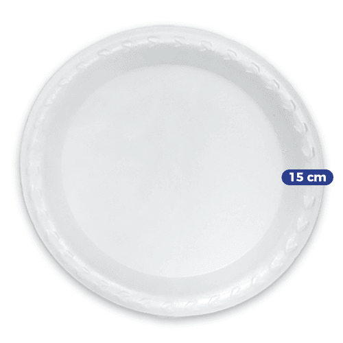 PR15/R prato 15cm Raso c/25 FibraForm 