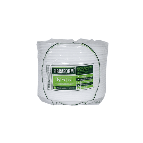 PR15/R prato 15cm Raso c/25 FibraForm 